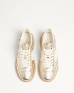 UPVILLAGE TRAINER IN LAMINATED CALFSKIN WITH NAPPA CALFSKIN LEATHER BAND - Image 4